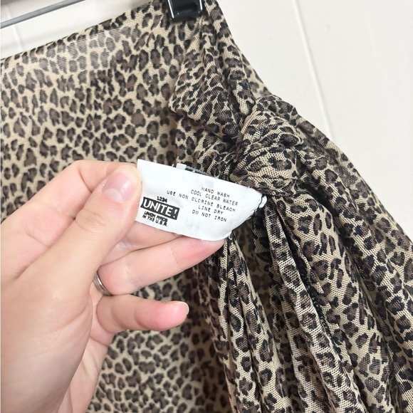 MiracleSuit animal printed cheetah saraong wrap skirt - Picture 4 of 5